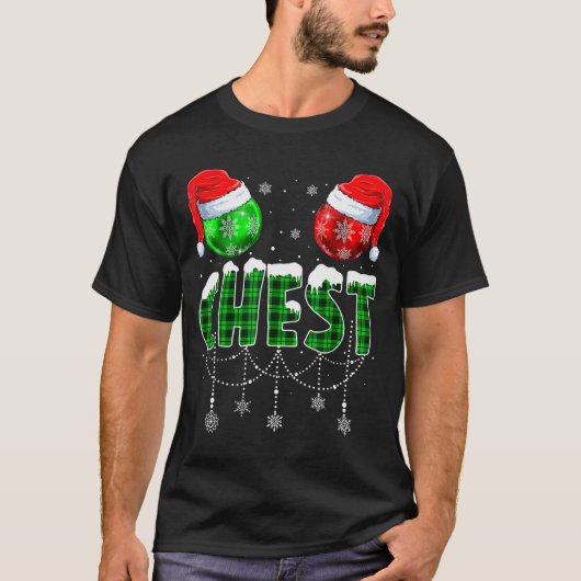 Chestnuts Matching Family Funny Chest Nuts Christm T-Shirt (Vorderseite)