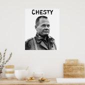"Chesty" Puller Poster (Küche)