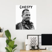 "Chesty" Puller Poster (Heimbüro)