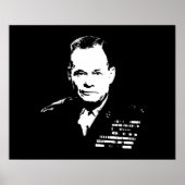 Chesty — Schwarz und Weiß Poster (Vorne)