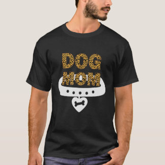 Chetah Print Hund Mama Design, Niedlich Hunde Mama T-Shirt