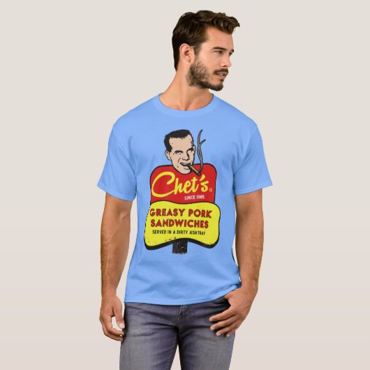 Chet's Greasy Pork Sandwiches T-Shirt (Vorne ganz)
