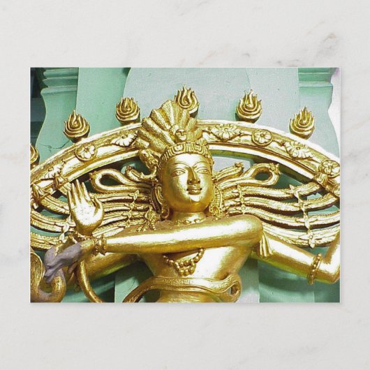 Chettiar Hindu Tempel, Singapur 1 Postkarte (Vorderseite)