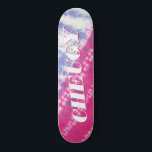 Cheugy Pink Blue Gefärbte Krawatte Skateboard<br><div class="desc">Feiern Sie mit diesem phantastischen Skate-Board Ihre Schön. E-Mail an christie@christiekelly.com für Hilfe bei benutzerdefinierten Artikeln! Mach es verrückt,  Leute!</div>