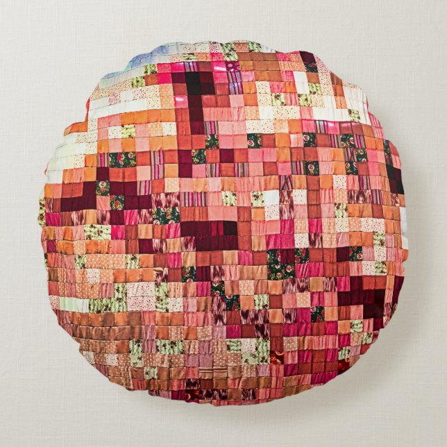 Cheung fung industrial building rundes kissen (Vorderseite)