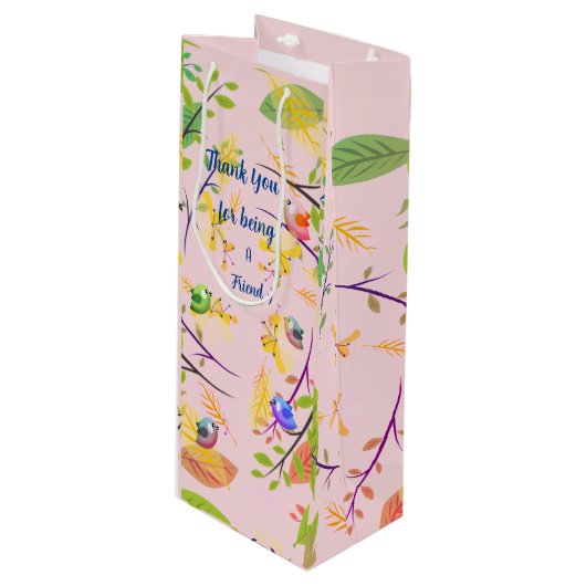 Cheup - Weinbeutel Geschenktüte Für Weinflaschen (Vorderseite Schrägansicht)