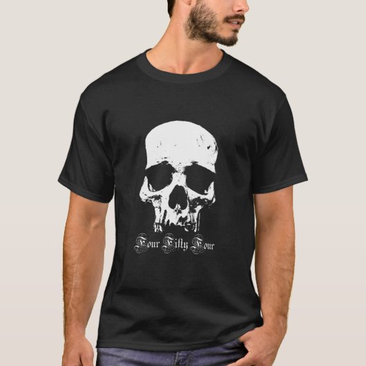 Chev großer Schädel Blockes 454 T-Shirt (Vorderseite)