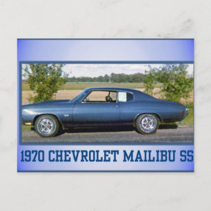 Chev Supersport 1970 Postkarte