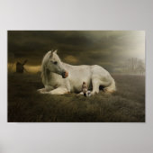 Cheval et enfant poster (Vorne)