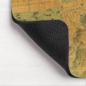 Chevalier Map von San Francisco Mousepad (Ecke)
