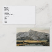 Chevalpettore, Platte V von Teil 6 'orientalischem Visitenkarte (Vorne/Hinten)