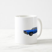 Chevelle 1968 SS: Blaues Ende Kaffeetasse (VorderseiteRechts)