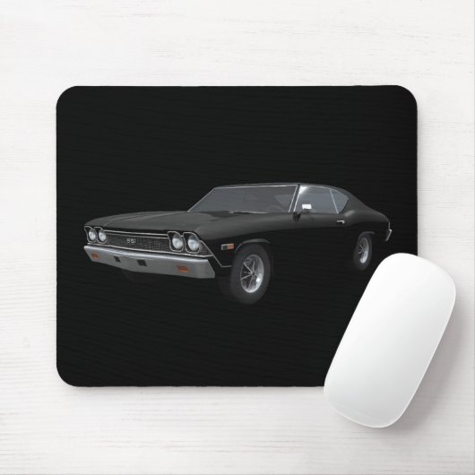 Chevelle 1968 SS: Schwarzes Ende: Mousepad (Mit Mouse)