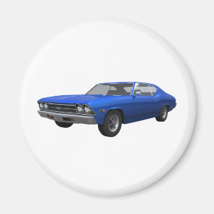 Chevelle 1969 SS: Blaues Ende Magnet