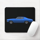 Chevelle 1969 SS: Blaues Ende: Mousepad (Mit Mouse)