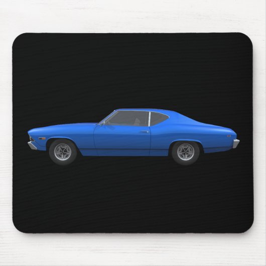 Chevelle 1969 SS: Blaues Ende: Mousepad (Vorne)