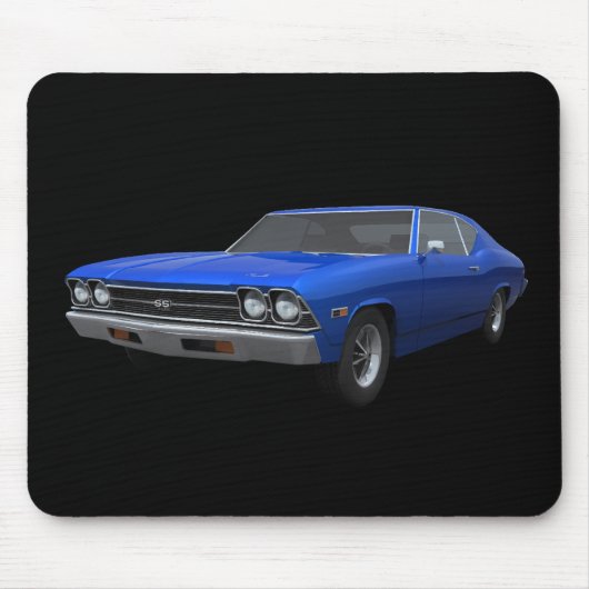 Chevelle 1969 SS: Blaues Ende: Mousepad (Vorne)