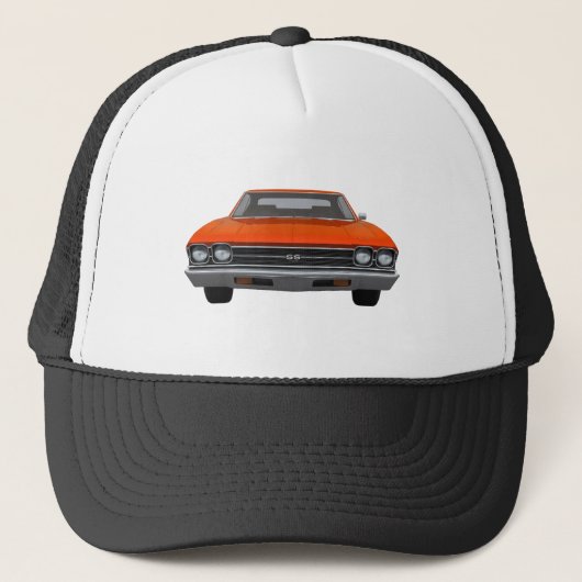 Chevelle 1969 SS: Orange Ende Truckerkappe (Vorderseite)