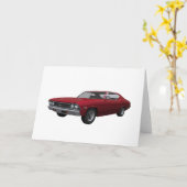 Chevelle 1969 SS: Süßigkeit Apple beenden Karte (Gelbe Blume)