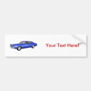 Chevelle 1970 SS: Blaues Ende: Autoaufkleber