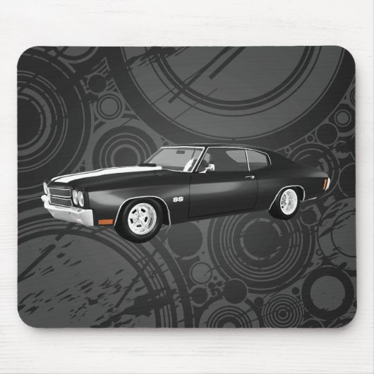 Chevelle 1970 SS: Schwarzes Ende: Mousepad (Vorne)