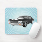 Chevelle 1970 SS: Schwarzes Ende: Mousepad (Mit Mouse)
