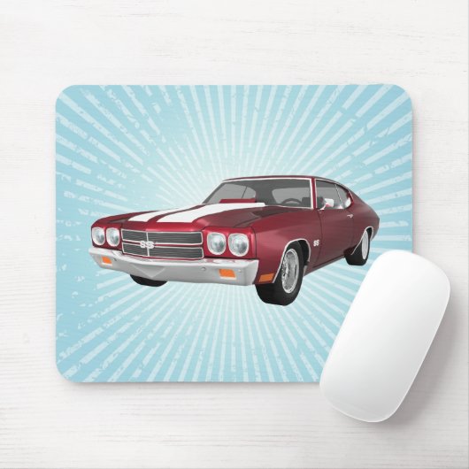 Chevelle 1970 SS: Süßigkeit Apple beenden: Mousepad (Mit Mouse)