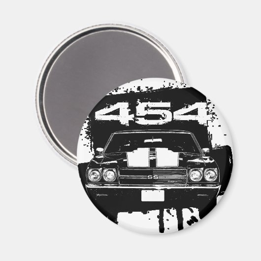 Chevelle 454 magnet (Vorderseite/Rückseite)