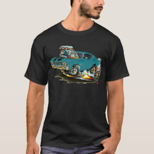 Chevelle Aquamarin-Schwarzes Auto 1968-69 T-Shirt