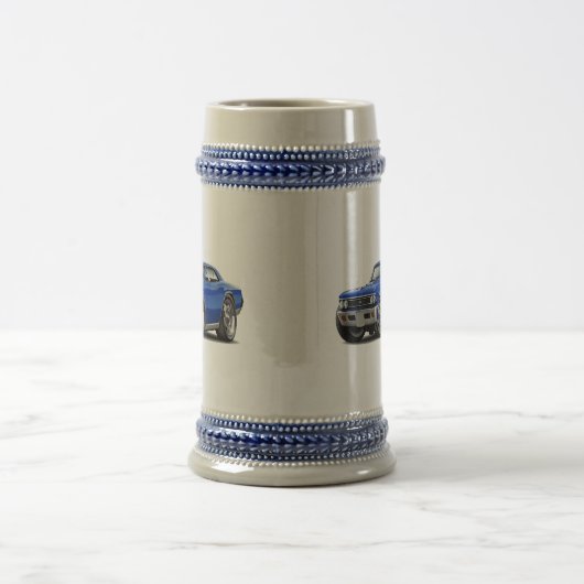 Chevelle Blau-Auto 1966 Bierglas (Mittel)