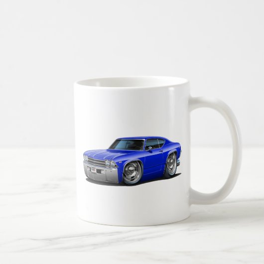 Chevelle Blau-Auto 1968-69 Kaffeetasse (Rechts)