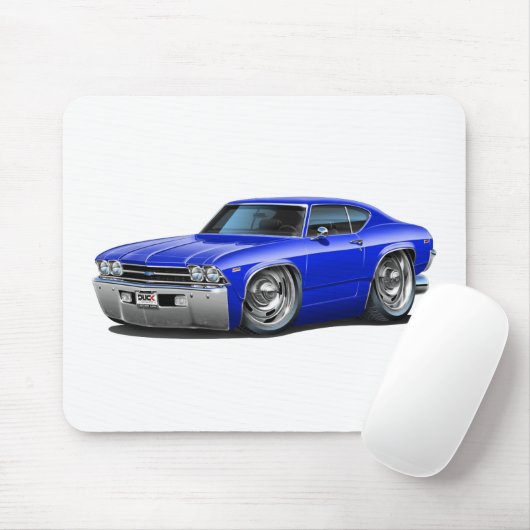 Chevelle Blau-Auto 1969 Mousepad (Mit Mouse)