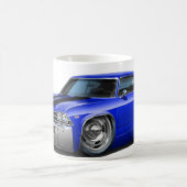 Chevelle Blau-Schwarzes Auto 1968-69 Kaffeetasse (Mittel)