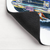 Chevelle blaues Kabriolett 1971-72 Mousepad (Ecke)