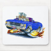 Chevelle blaues Kabriolett 1971-72 Mousepad (Vorne)
