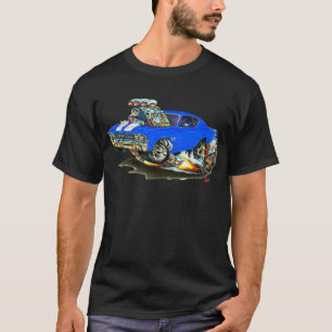 Chevelle blaues weißes Auto 1968-69 T-Shirt