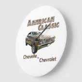 Chevelle by Chevrolet 1967 Große Wanduhr (Winkel)