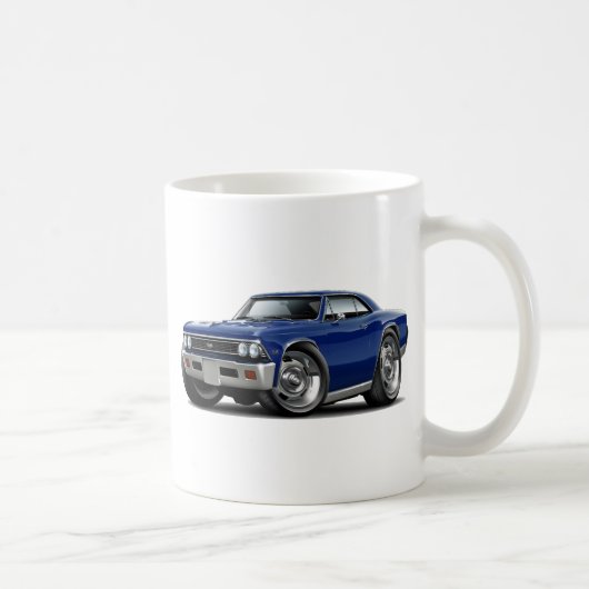 Chevelle dunkelblaues Auto 1966 Kaffeetasse (Rechts)