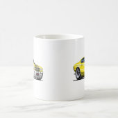 Chevelle Gelb-Schwarzes Auto 1970 Kaffeetasse (Mittel)