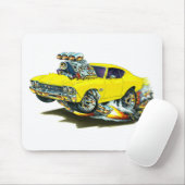 Chevelle gelbes Auto 1968-69 Mousepad (Mit Mouse)