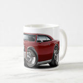 Chevelle kastanienbraunes Auto 1966 Kaffeetasse (VorderseiteRechts)