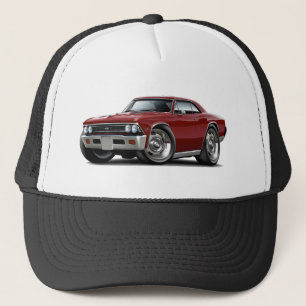 Chevelle kastanienbraunes Auto 1966 Truckerkappe
