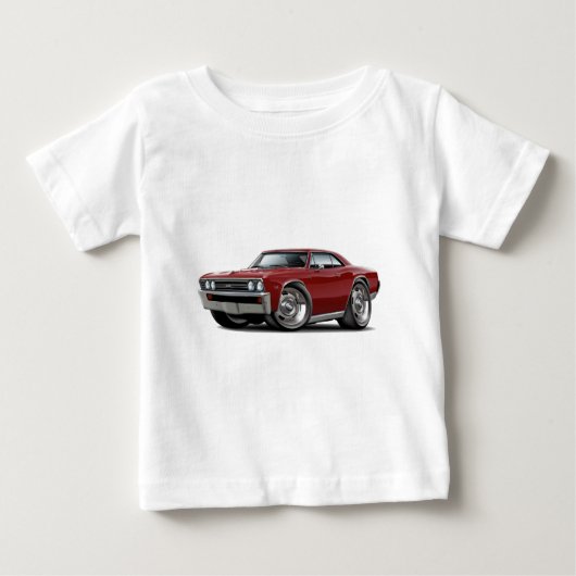Chevelle kastanienbraunes Auto 1967 Baby T-shirt (Vorderseite)
