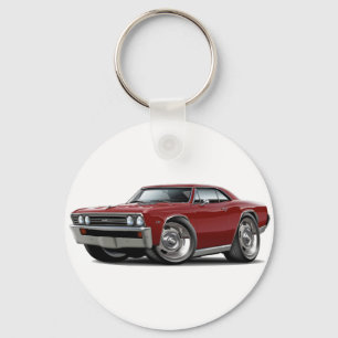 Chevelle kastanienbraunes Auto 1967 Schlüsselanhänger