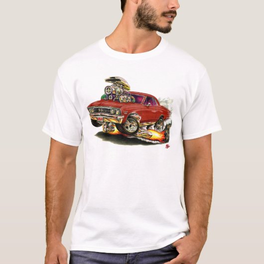 Chevelle kastanienbraunes Auto 1967 T-Shirt (Vorderseite)
