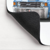 Chevelle lt 1971-72 Blau-Weiß Convertible Mousepad (Ecke)