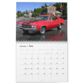 Chevelle Muscle Car Calendar Kalender (Jan 2026)