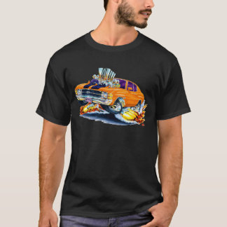 Chevelle Orange-Schwarzes Auto 1971-72 T-Shirt