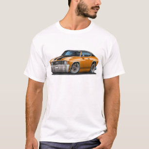 Chevelle Orange-Schwarzes Spitzenauto 1971-72 T-Shirt