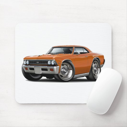 Chevelle Orangen-Auto 1966 Mousepad (Mit Mouse)